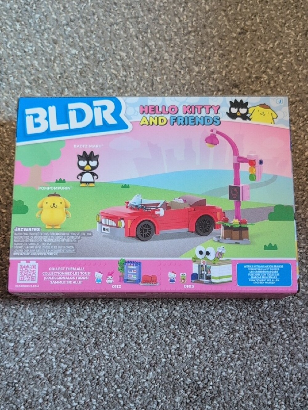 Hello Kitty and Friends Badtz-Maru's Red Convertible Toy Building Set - Picture 2 of 5